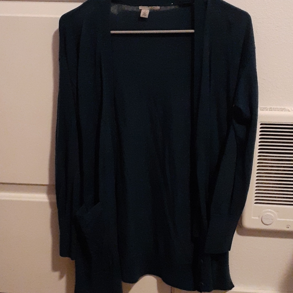 Teal Blue Cardigan